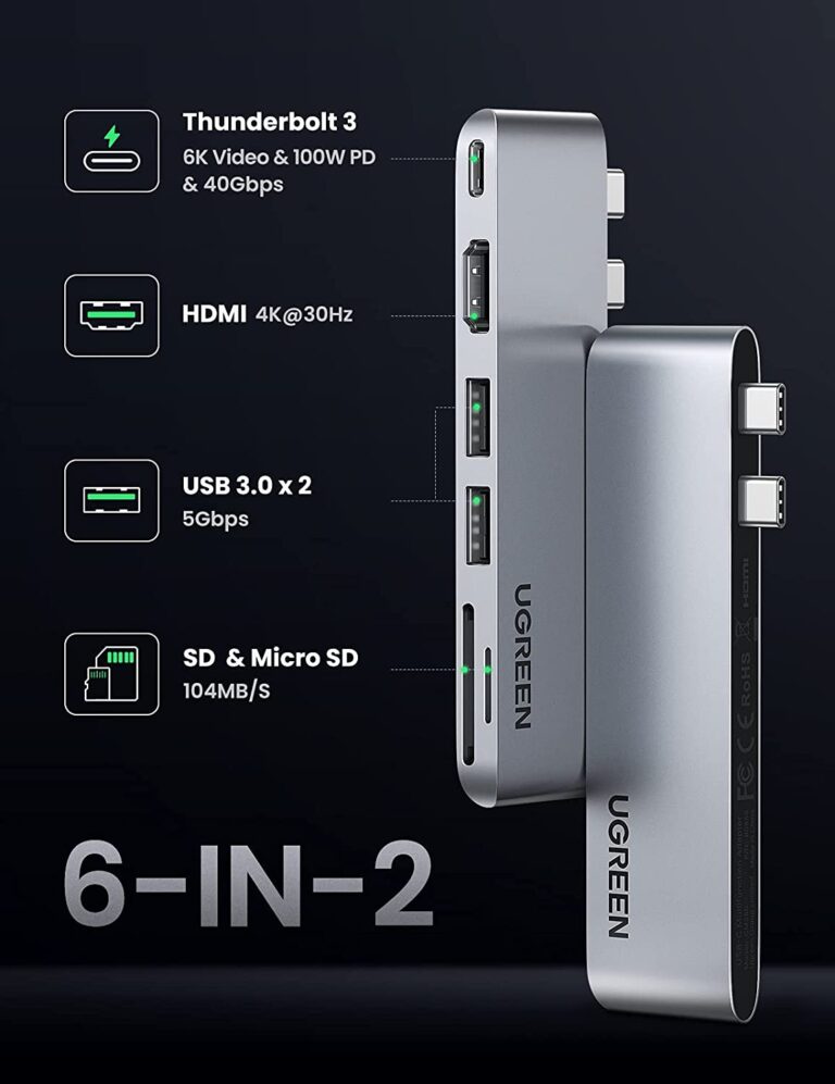 Hub Ugreen MacBook và MacBook Air Ugreen 80856 - Hình ảnh 4