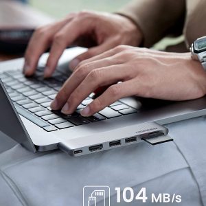 Hub Ugreen MacBook và MacBook Air Ugreen 80856 10 Hub Ugreen MacBook và MacBook Air Ugreen 80856