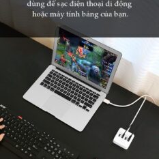 Hub USB 3.0 ra 4 cổng USB 3.0 hỗ trợ nguồn DC 5V/2A dài 0,5-1.5m UGREEN CR118