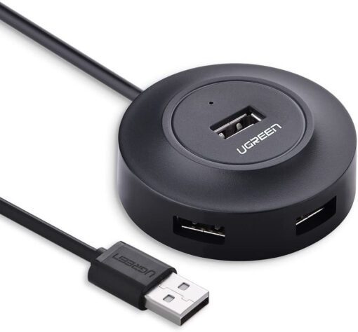 hub usb ugreen chia 1 cong usb20 ra 4 cong usb toc do cao cr106 9