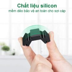 Kẹp giữ dây cáp UGREEN 70585 - Chất liệu silicon kẹp giữ dây cáp, tai nghe, chuột, … gọn gàng