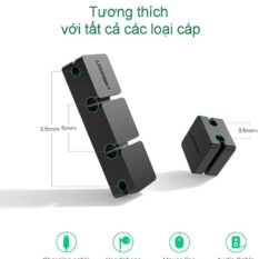 Kẹp giữ dây cáp UGREEN 70585 - Chất liệu silicon kẹp giữ dây cáp, tai nghe, chuột, … gọn gàng