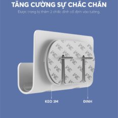 Khay đựng điện thoại treo tường không cần khoan UGREEN LP108 30394 rộng 12cm nhựa ABS cao cấp