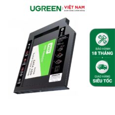 Khay đựng ổ cứng 2.5" cho Laptop có ổ CD mỏng 9.5mm UGREEN 70657 cao cấp