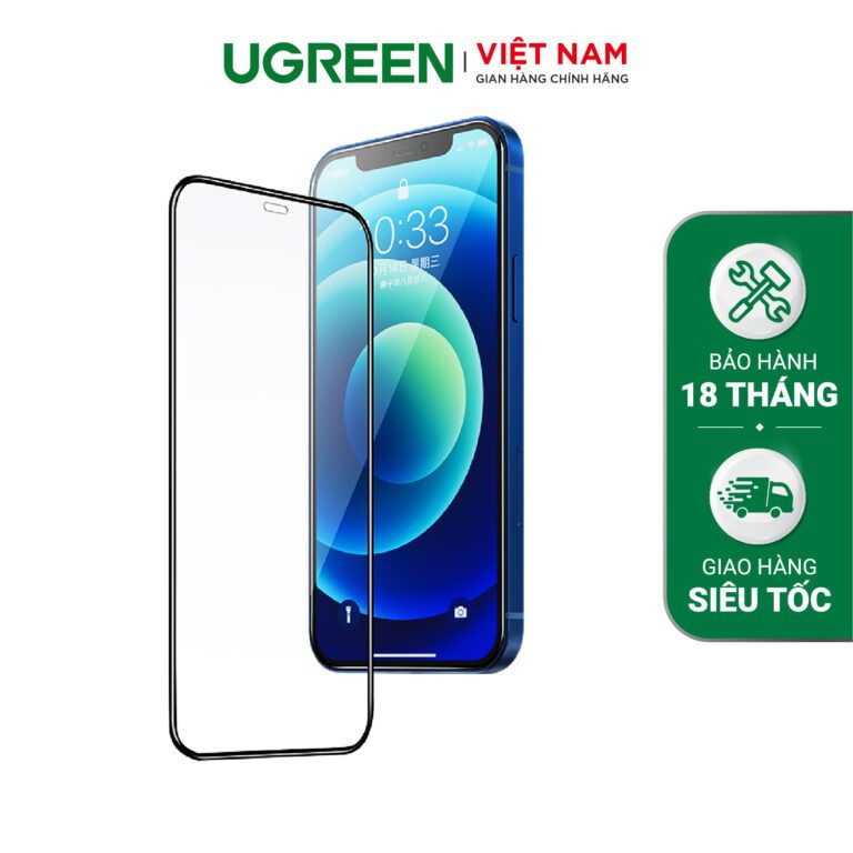 Kính cường lực UGREEN SP111 độ cứng 9H bảo vệ cho iPhone X/Xs 5.8 inch