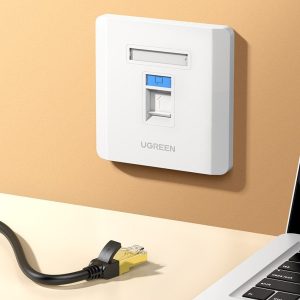 UGREEN 80180 - Mặt nạ mạng ốp tường 1 cổng