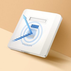 UGREEN 80180 - Mặt nạ mạng ốp tường 1 cổng