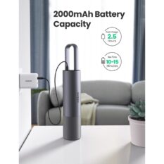 Máy hút bụi ô tô di động UGREEN 80645 Công suất cao 5500Pa 85W pin 2000mAh