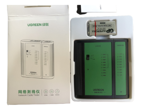 Máy test cáp mạng UGREEN 10950 - Đèn LED báo tín hiệu - Khả năng tương thích rộng