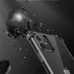 Ốp iPhone 12 chống shock UGREEN LP408 - Chất liệu TPU cao cấp chống bám vân tay, thiết kế siêu mỏng - Túi khí 4 góc chống va đập