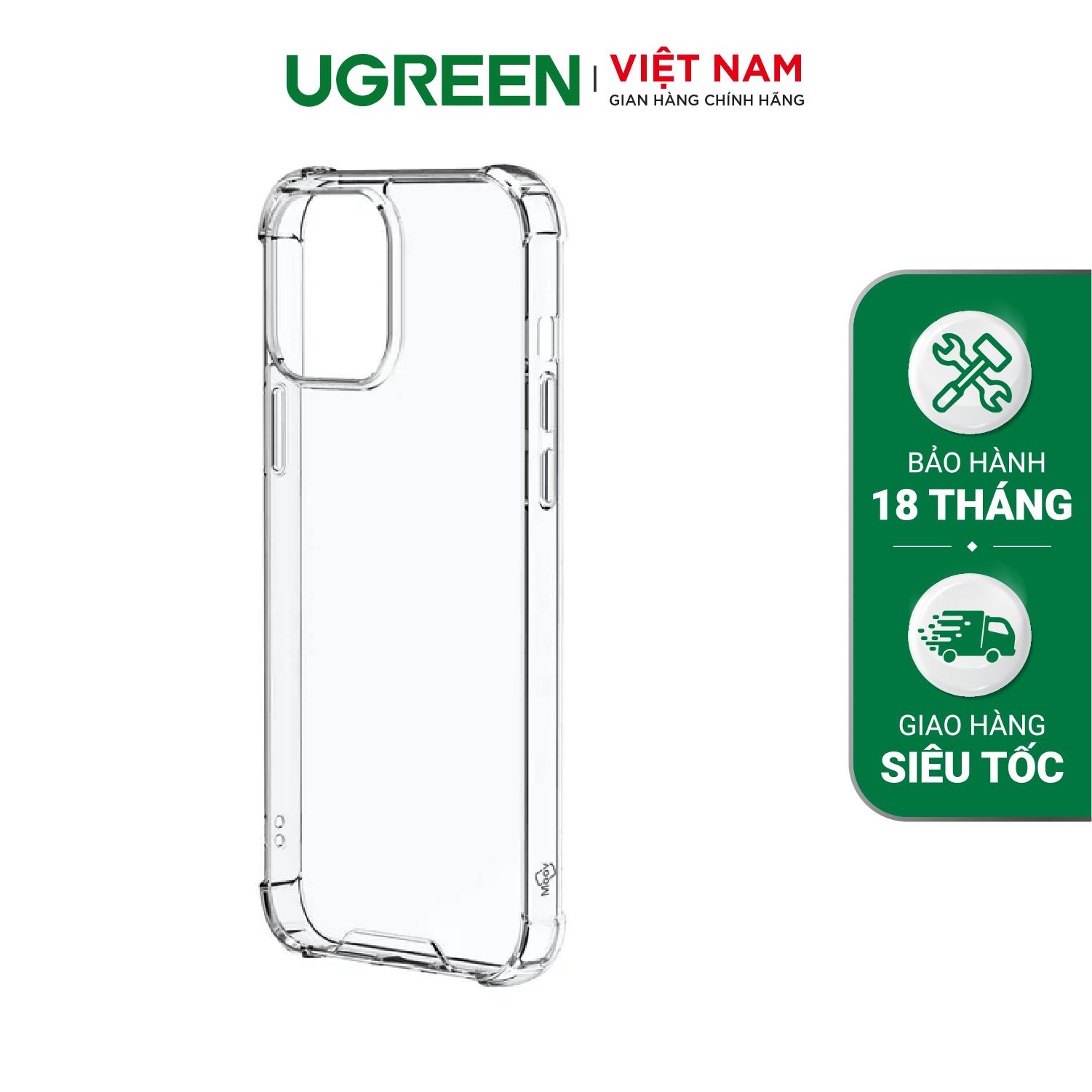 Ốp iPhone 12 chống shock UGREEN LP408 - Chất liệu TPU cao cấp chống bám vân tay, thiết kế siêu mỏng - Túi khí 4 góc chống va đập – Ugreen Việt Nam