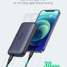 Sạc dự phòng 10000mAh UGREEN 80749 - 2 USB-C (PD và QC)