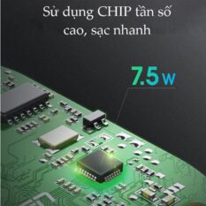 Sạc không dây trên ô tô UGREEN CD157 Cắm khe gió điều hòa trên xe hơi dùng cho màn hình từ 4.7-6.2 inch như iPhone 8/X/samsung galaxy S9+...