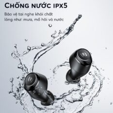 Tai nghe Bluetooth TWS UGREEN WS100 - Âm thanh Hifi True Wireless, chống nước IPX5 - Sạc đầy trong 15 phút, 27h Playtime -  Hàng phân phối chính hãng - Bảo hành 18 tháng