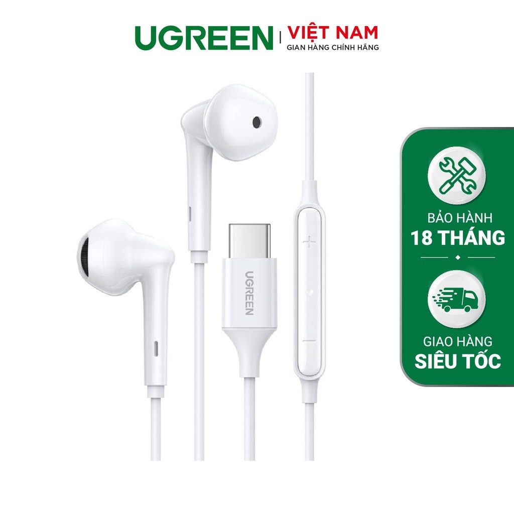 Tai nghe nhét tai cổng UGREEN 60700 Type-C Có điều khiển âm lượng, khả nằng tương thích rộng – Ugreen Việt Nam
