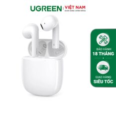 Tai nghe nhét tai không dây UGREEN WS109 Thời lượng pin 25h Playtime ENC Độ trễ thấp Chống thấm nước IPX5