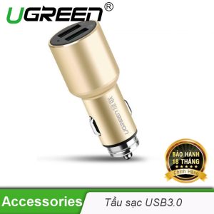 Tẩu sạc xe hơi UGREEN CD130 30514