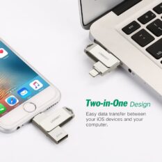 USB 64Gb UGREEN US200 Cổng USC2.0 + Ổ Flash đầu lightning cho iPhone/iPad 64gB