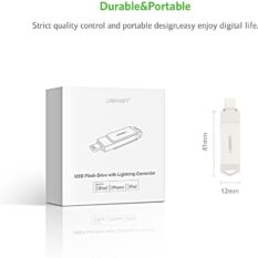 USB 64Gb UGREEN US200 Cổng USC2.0 + Ổ Flash đầu lightning cho iPhone/iPad 64gB