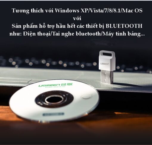 USB Bluetooth Ugreen phạm vi lên đến 20m US192