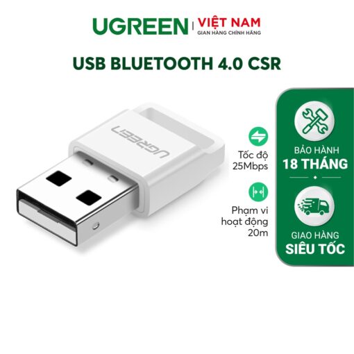 USB Bluetooth Ugreen phạm vi lên đến 20m US192