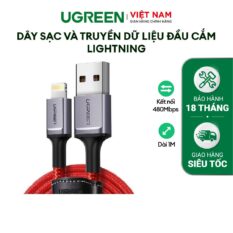 Cáp sạc iPhone UGREEN US293 Chuẩn Mfi, Truyền dữ liệu tốc độ 480Mbps