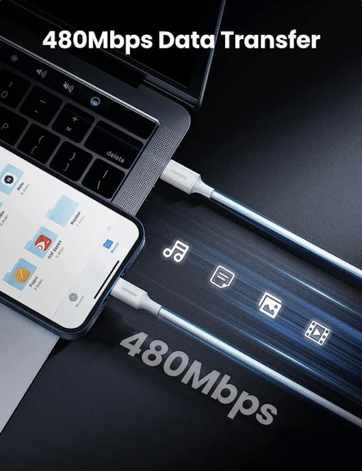 Cáp sạc nhanh Iphone USB-C to Lightning Ugreen US532