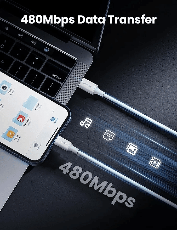 Cáp sạc nhanh Iphone USB-C to Lightning Ugreen US532