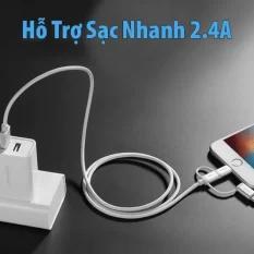 Cáp sạc và truyền dữ liệu 3 trong 1 Ugreen US186