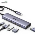 Hub USB-C Ugreen 15597 sạc nhanh 100W, HDMI 4K@60Hz