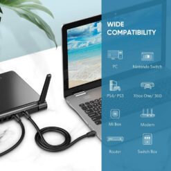 Cáp mạng Cat8 UGREEN NW121 - 2000MHz 25Gbps