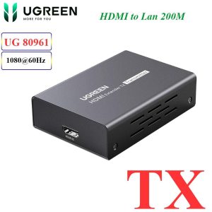 Bộ khuếch đại HDMI Ugreen qua cáp mạng RJ45 200M CM533