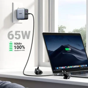 Củ sạc nhanh 65W kèm dây cáp Ugreen Nexode GaN CD296 8 Củ sạc nhanh 65W kèm dây cáp Ugreen Nexode GaN CD296