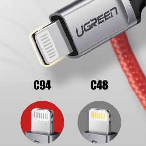 Cáp sạc nhanh Lightning Ugreen US298 - Sạc nhanh, truyền dữ liệu