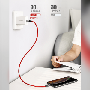 Cáp sạc nhanh Lightning Ugreen US298 - Sạc nhanh, truyền dữ liệu