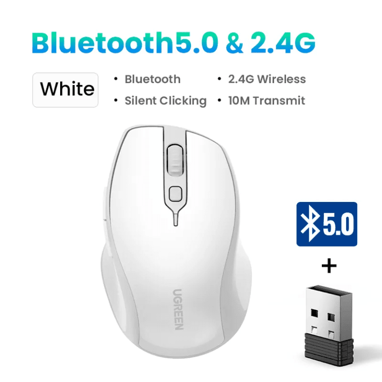 Chuột máy tính không dây UGREEN MU101 thiết kế công thái học - Hình ảnh 2