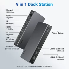 Hub USB-C Đa Năng UGREEN 90912 Hỗ Trợ 4K@60Hz và USB 3.1