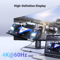 Hub USB-C Ugreen 15597 sạc nhanh 100W, HDMI 4K@60Hz