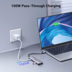 Hub USB-C Ugreen 15597 sạc nhanh 100W, HDMI 4K@60Hz