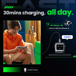 Củ sạc nhanh 30W RoboGaN Mini Ugreen CD359