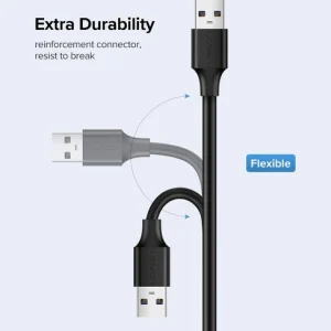 Dây nối dài USB 2.0 UGREEN US103 USB-A đực sang USB-A Cái 17 Dây nối dài USB 2.0 UGREEN US103 USB-A đực sang USB-A Cái