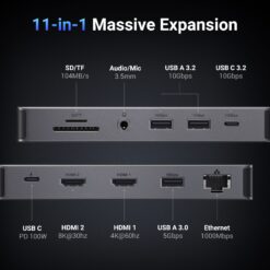 Hub Type C ra 2 cổng HDMI Ugreen 15965