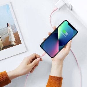 Cáp sạc nhanh type C sang lightning dài 1m UGREEN US387