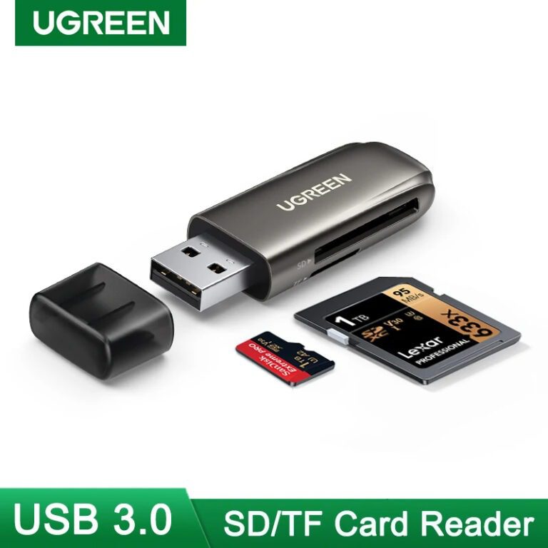 Đầu đọc thẻ TF SD UGREEN CM406 đọc 2 thẻ một lúc - Hình ảnh 2