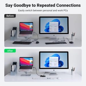 Switch chia sẻ máy in Ugreen USB 3.0