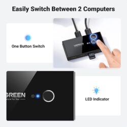 Switch chia sẻ máy in Ugreen USB 3.0