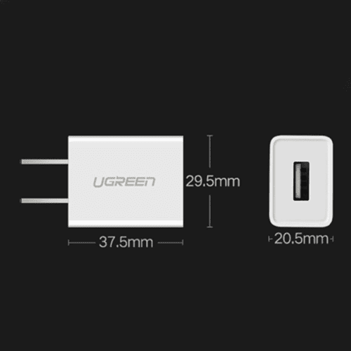 Củ sạc USB 1A UGREEN CD112 màu trắng 50714