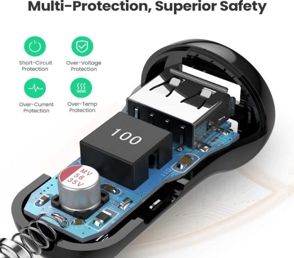 Tẩu sạc UGREEN 2 cổng USB ED018 - Hình ảnh 3