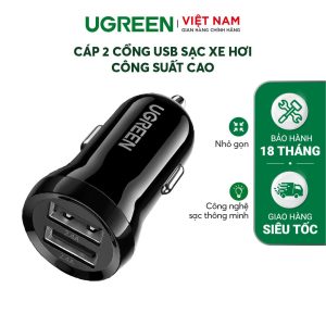 Tẩu sạc UGREEN 2 cổng USB ED018 15 Tẩu sạc UGREEN 2 cổng USB ED018
