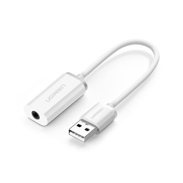 Cáp chuyển đổi USB sang 3.5mm hỗ trợ Micro UGREEN US206